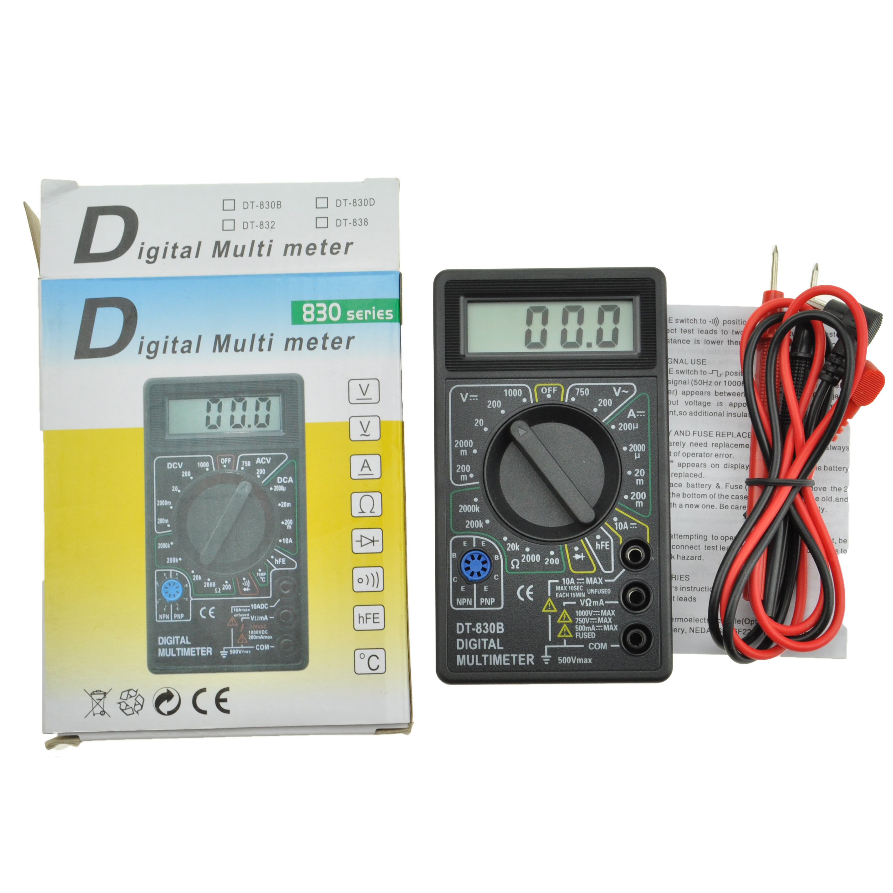 DT830B Multimeters&Test Instruments